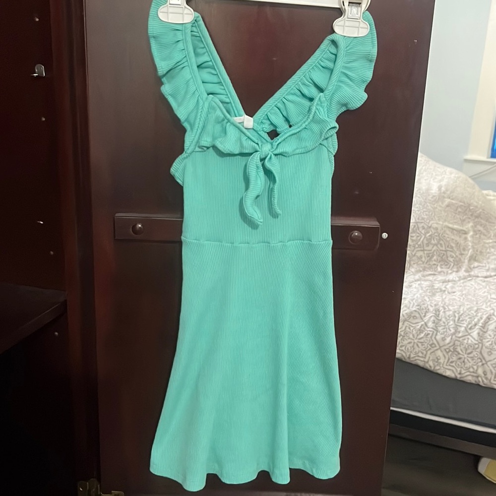 Girls Ruffle Summer Tank Dress